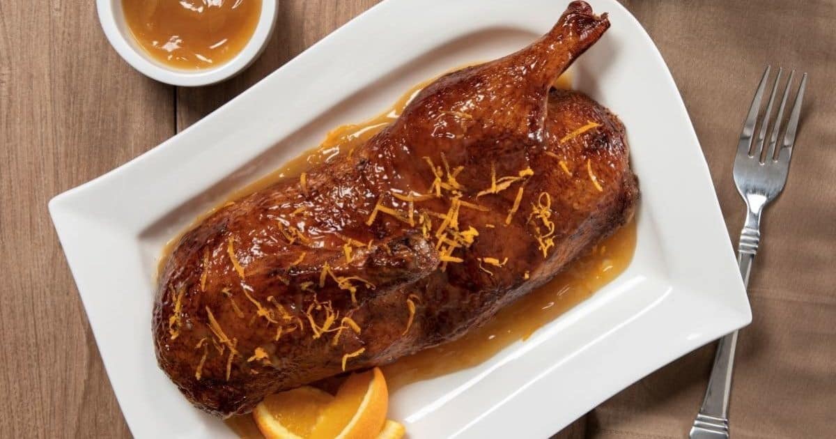 Roast Duck With Orange Sauce